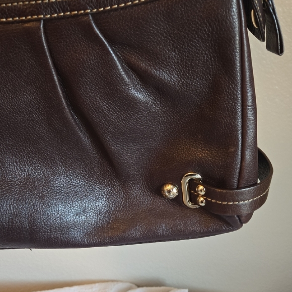 Elliott Lucca Leather Dark Brown Purse - Picture 14 of 16